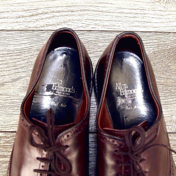 Allen Edmonds BEL AIR 11.5 D Burgundy * add $15 new Cedar Trees main image 12